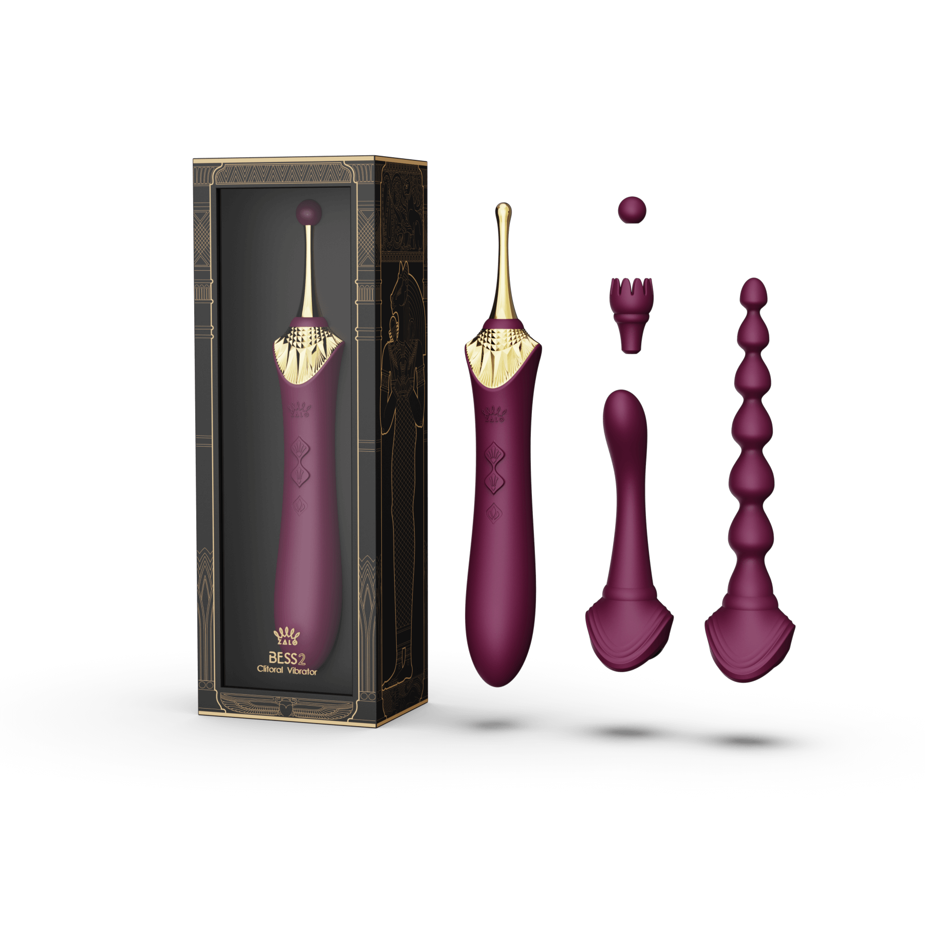 Massager Clitoridien ZALO Bess 2 - Violet, Neuf, Mini Vibrateur