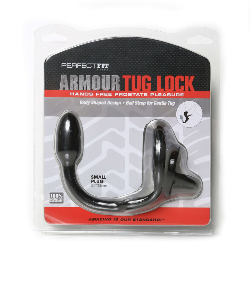 Perfect Fit Armour Tug Lock - Small Black | Cock Ring Perfect Fit Armour Tug Lock - Small Black | Cock Ring