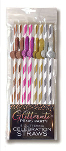 Little Genie Glitterati Straws Tall 8 pc at $4.99