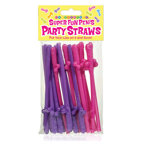 Little Genie Super Fun Penis Party Straws from Candyprints at $4.99