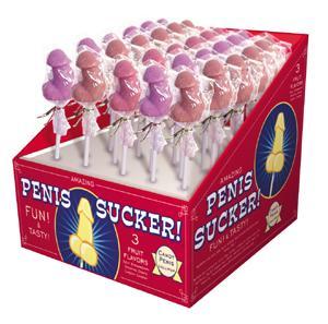 Candy Prints PENIS SUCKER DISPLAY(30 PC) at $74.99