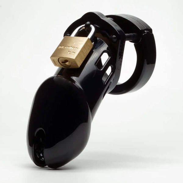 CBX Male Chastity CB-6000 Black 3.25 inches Chastity Cage with Complete Kit at $149.99