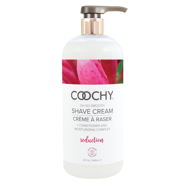 Coochy Shave Cream Seduction 32 fl oz Pump Bottle: Elegance in Every Shave