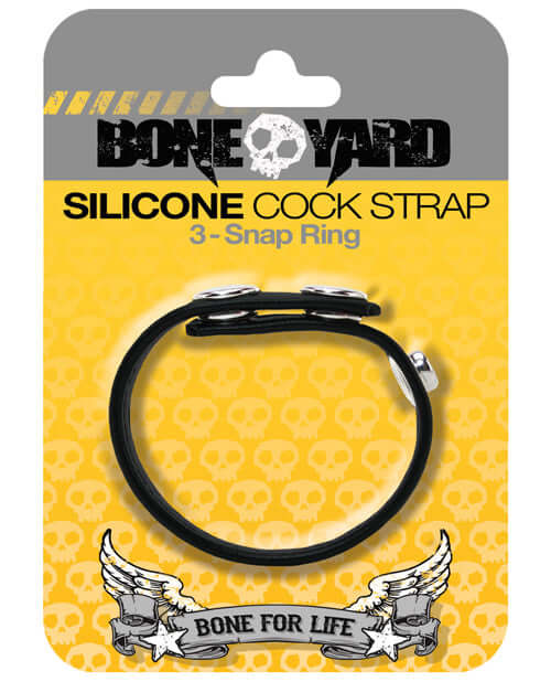 Rascal Toys Boneyard Cock Strap Black at $15.99