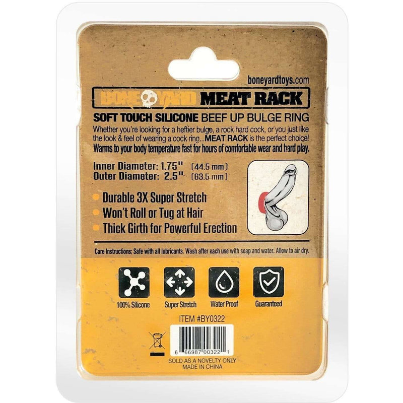 Rascal Toys Boneyard Meat Rack Beef Up Bulge Cock Ring Red at $17.99