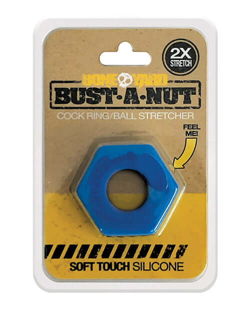 Rascal Toys Boneyard Bust A Nut Cock Ring Blue at $15.99
