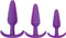 CURVE NOVELTIES Gossip Rump Rockers Violet Purple Butt Plugs at $14.99
