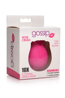 CURVE NOVELTIES Gossip Rose 10X Silicone Clit Suction Stimulator Magenta at $44.99