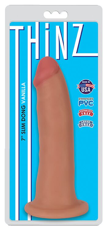 CURVE NOVELTIES Thinz 7 inches Slim Dong Vanilla Beige at $14.99