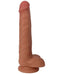 CURVE NOVELTIES Thinz Slim Dong 8 inches with Balls Vanilla Beige at $15.99