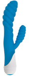 CURVE NOVELTIES Diana Azure Blue Rabbit Vibrator at $34.99