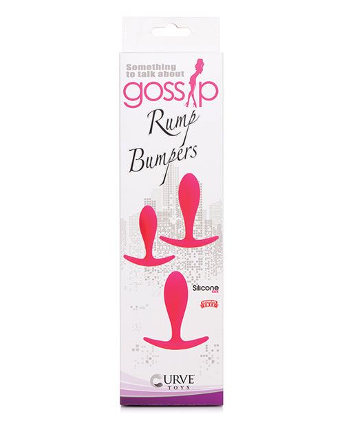 CURVE NOVELTIES Gossip Rump Bumpers Anal Trainer Set Magenta Pink at $14.99