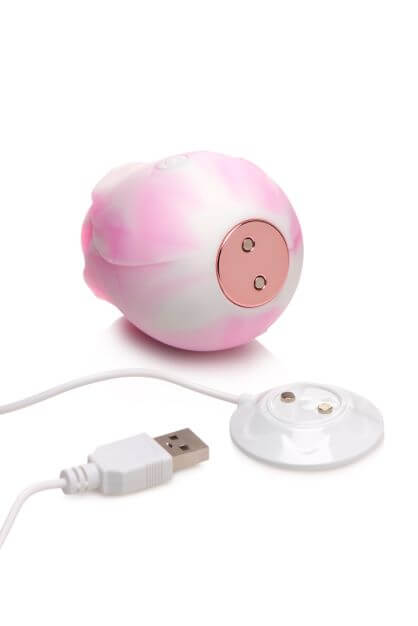 CURVE NOVELTIES Gossip Rose 10X Silicone Clit Suction Stimulator Swirl Vibrator at $44.99