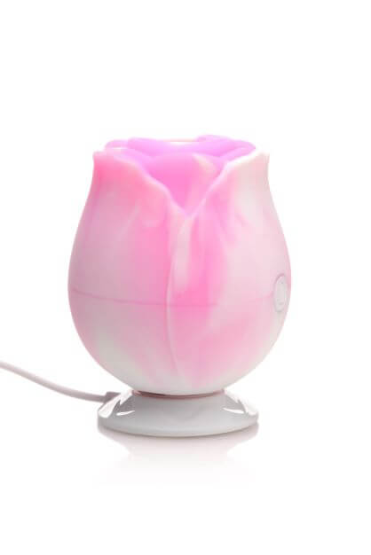 CURVE NOVELTIES Gossip Rose 10X Silicone Clit Suction Stimulator Swirl Vibrator at $44.99