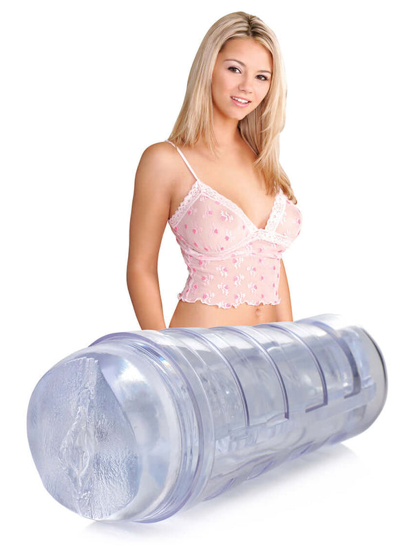 CURVE NOVELTIES Mistress Deluxe Clear Pussy Stroker at $39.99