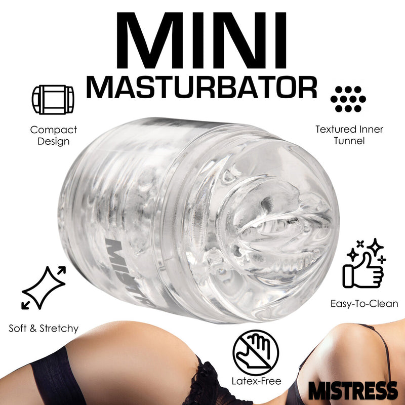 MISTRESS DOUBLE SHOT MOUTH & PUSSY STROKER CLEAR-4