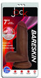 Curve Toys Jock Bareskin 7-Inch Dark Skin Tone Dildo with Balls - Realistic and Durable