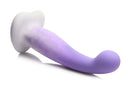 SIMPLY SWEET SLIM G-SPOT SILICONE DILDO PURPLE/WHITE-3