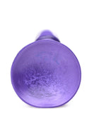 SIMPLY SWEET 7 IN METALLIC SILICONE DILDO PURPLE-3