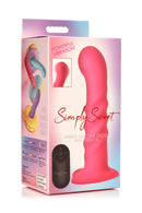 SIMPLY SWEET VIBRATING RIBBED SILICONE DILDO W/ REMOTE-10