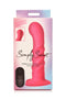 SIMPLY SWEET VIBRATING RIBBED SILICONE DILDO W/ REMOTE-9
