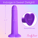 SIMPLY SWEET VIBRATING WAVY SILICONE DILDO W/ REMOTE-8