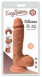 CURVE NOVELTIES Easy Riders 8 inches Dual Density Silicone Dong with Balls at $37.99