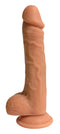 CURVE NOVELTIES Easy Riders 9 inches Dual Density Silicone Dong with Balls at $44.99