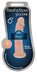 CURVE NOVELTIES Fleshstixxx 6 inches Silicone Dong at $23.99