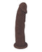 CURVE NOVELTIES Fleshstixx 6 inches Silicone Dildo No Balls Chocolate Brown at $23.99