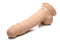 CURVE NOVELTIES Fleshstixxx 8 inches Vibrating Dildo with Balls Medium Tan at $59.99