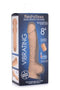 CURVE NOVELTIES Fleshstixxx 8 inches Vibrating Dildo with Balls Medium Tan at $59.99