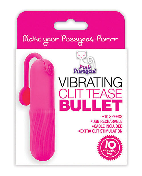 Cousins Group Pink Pussycat Clit Teaser Bullet Vibrator at $25.99