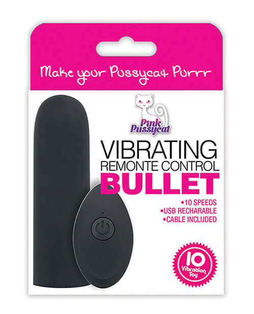 Pink Pussycat Remote Control Bullet Vibrator