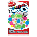 Two-O Double Pleasure Vibrating Ring in green packaging, designed for mutual pleasure and enhanced stimulation for couples.
