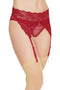 Coquette Lingerie Crotchless Panty with Attached Garter Merlot O/S from Coquette Lingerie at $9.99