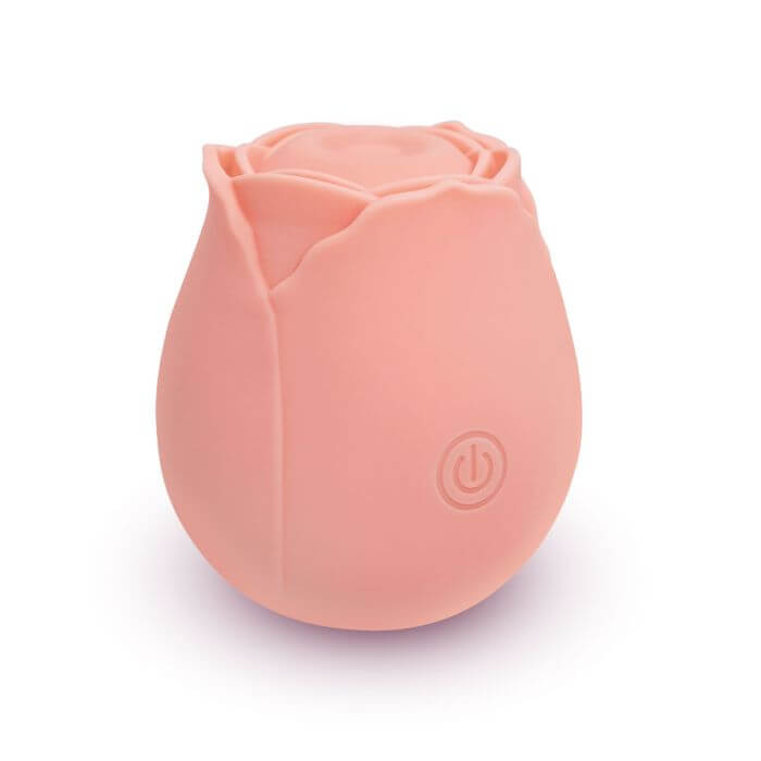 Skins Rose Buddies - The Rose Purrz delicate pleasure blooming silicone toy with ten different customizable settings.