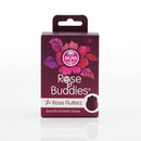 Skins Rose Buddies The Rose Flutterz packaging front view, designed for intense clitoral pleasure and sensual bliss.