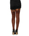 Sheer Thigh High Stockings with Back Seams Espresso O/S from Dreamgirl Lingerie