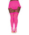 Dream Girl Lingerie Fishnet Thigh High Stocking with Back Seams Hot Pink Q/S from Dreamgirl Lingerie at $5.99
