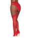 Dream Girl Lingerie Pantyhose with Garters Red Q/S from Dreamgirl at $9.99