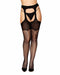 FISHNET SUSPENDER GARTER PANTYHOSE O/S-0