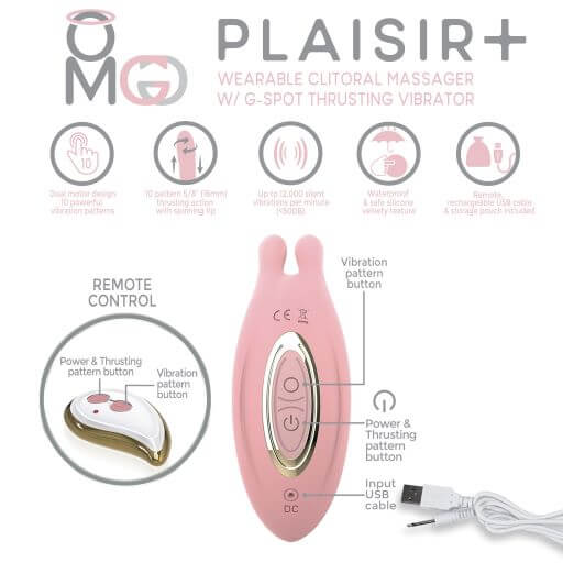 Doctor Love OMG G-Spot Vibrating Thruster Pastel Pink Vibrator at $69.99