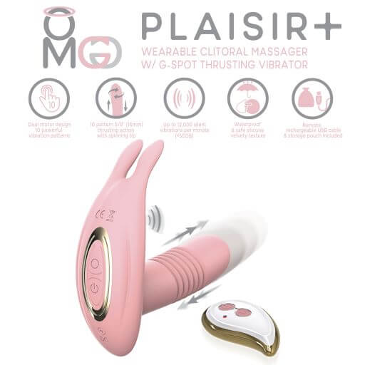 Doctor Love OMG G-Spot Vibrating Thruster Pastel Pink Vibrator at $69.99