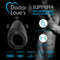 Doctor Love Rechargeable Vibrating Cock Ring Black at $27.99