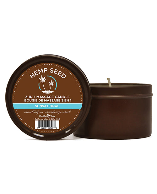 Earthly Body Earthly Body 3 In 1 Candle Sunsational 6.8 Oz at $13.99