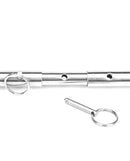 Electric / Hustler Lingerie Lux Fetish Expandable Spreader Bar Set 35 inches to 47 inches with Detachable Leatherette Cuffs at $59.99