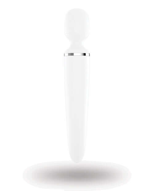 SATISFYER WAND-ER WOMAN WHITE/ CHROME (NET)-1