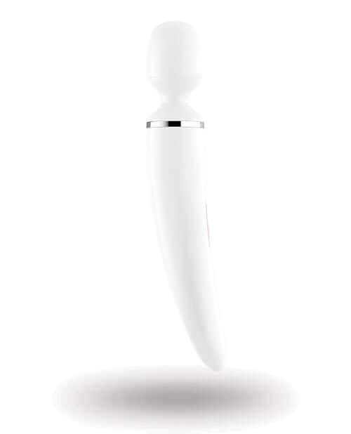 SATISFYER WAND-ER WOMAN WHITE/ CHROME (NET)-0