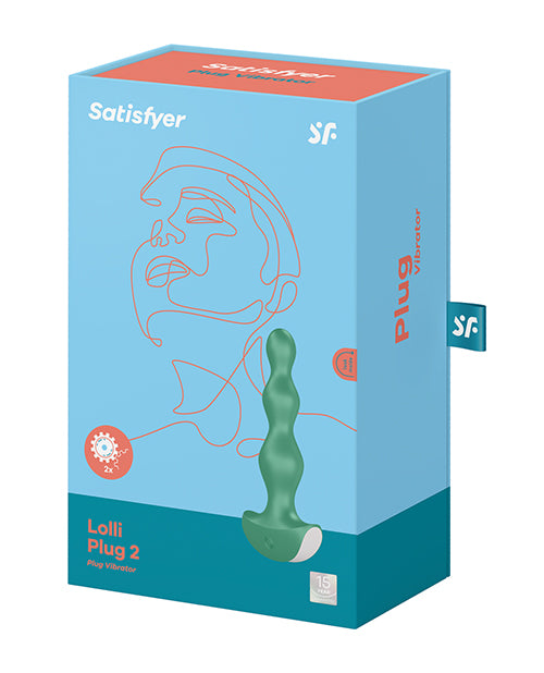 Satisfyer Satisyfer Lolli Plug 2 Green Plug Vibrator at $29.99